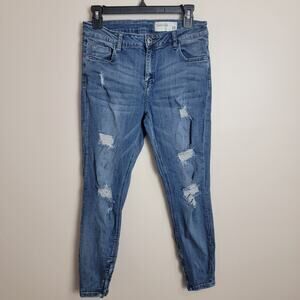 Pistola Distressed Skinny Jeans Size 30